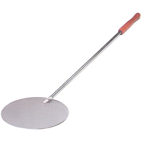PALA PER PIZZA INOX TONDA CON MANICO  Ø cm. 24 - cm. 140