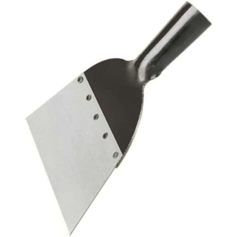 Pala piatta multifunzionale in acciaio per la pulizia del giardino - Pala per ghiaccio - Attrezzo per diserbo - Attrezzo per piantare - Attrezzo per diserbo (21 x 25,5 x 3,4 cm)