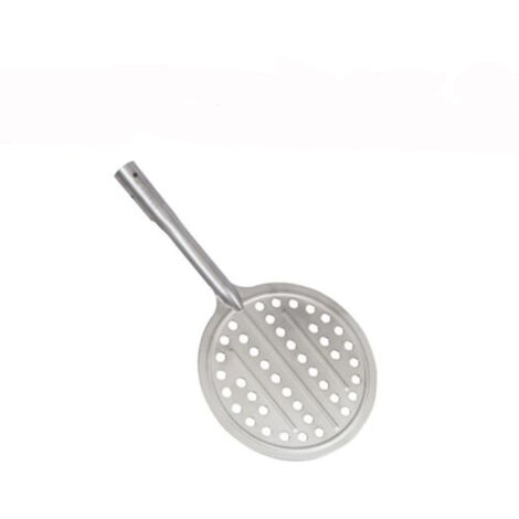 PALA PIZZA ACCIAIO INOX TONDA FORATA diam.Ø19cm FALCI