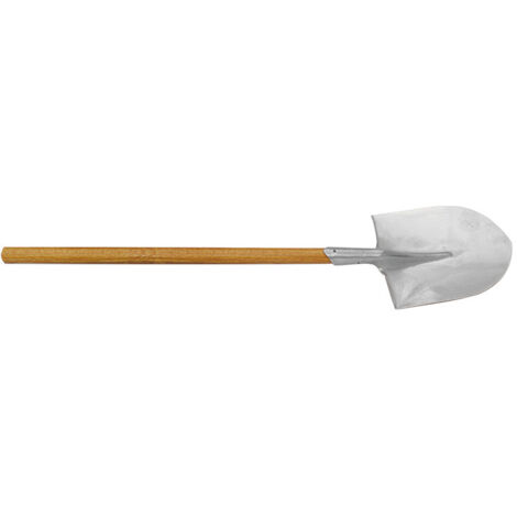 Pala punta Mango madera 420x240mm inox ALYCO