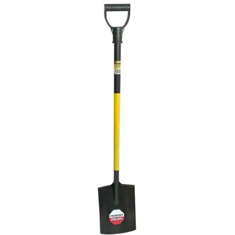 PALA RECTA CON EJE METÁLICO Y MANGO DE PLÁSTICO - G-200-0450