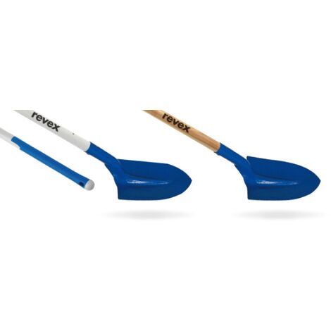 Pala redonda cuello de cisne 270 mm REVEX - Sin mango - 050021