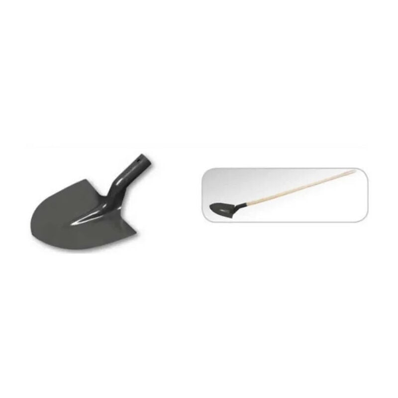 

Pala redonda de cuello de cisne de 27 cm