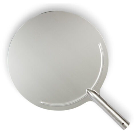 Pala rotonda per forno pizza in acciaio 36 cm