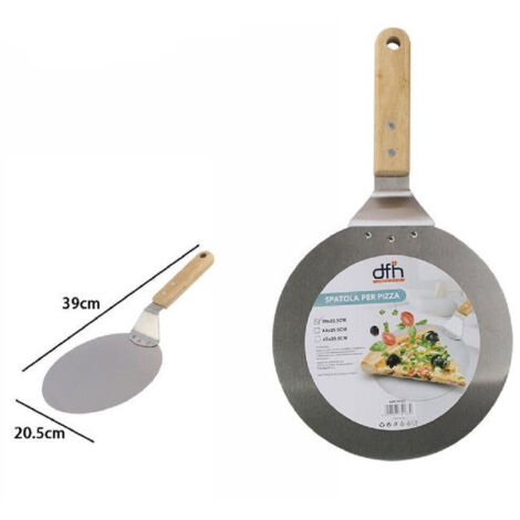 Pala Spatola For Pizza With Handful Paletta Tagliere 39 X 20,5cm 74183