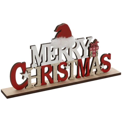 PALABRA DE MADERA FELIZ NAVIDAD L30 - Atmosphera créateur d'intérieur