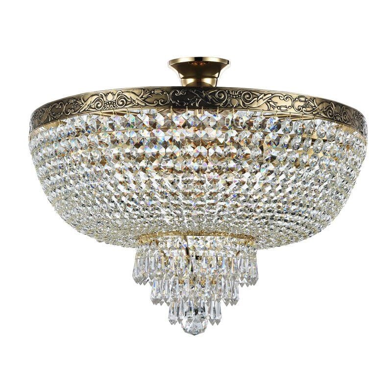 Maytoni - Plafoniera Contemporanea Palace Metallo Oro Antico 6 Luci