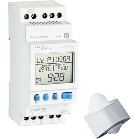Paladin 23049 Interrupteur crépusculaire blanc 230 V D036872