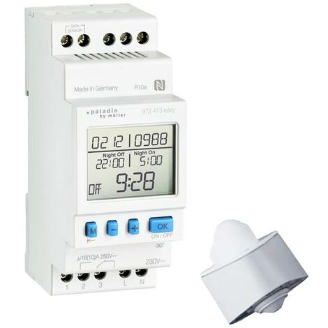 GARDEN LIGHTS TIMER CON CREPUSCOLARE DA 12V ON-OFF