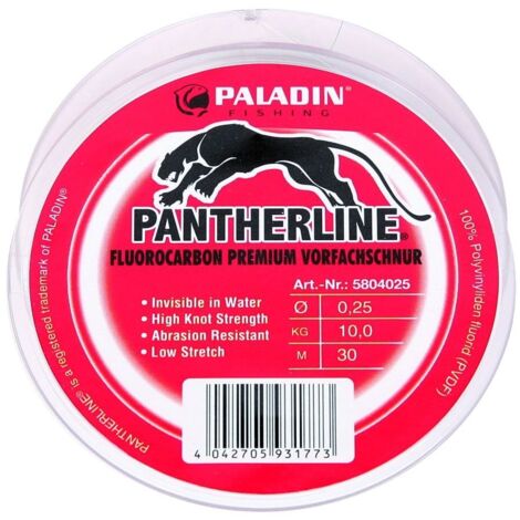 Paladin Angelschnur Vorfach 0,18 mm 30m/0,18mm/transparent Angelschnur