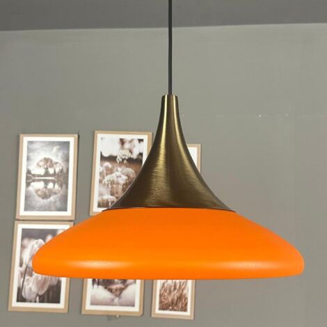 Paladin Lustre Simple Orange, Lampe Suspendue, Hôtel, Restaurant, Cuisine, Salon, Hall, Lustre Pour Jeunes, Modèles