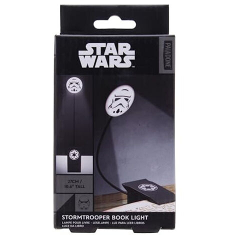 Paladone Lampada da Lettura Star Wars Stormtrooper PP9590SW Licenza Ufficiale con Clip