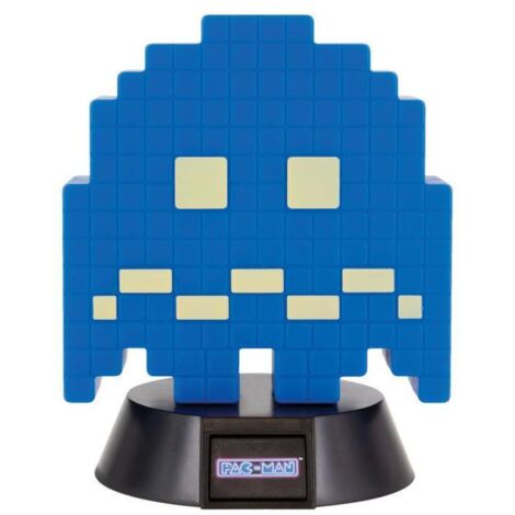 Paladone Lampada Decorativa Pac-Man Mini PP4985PM Nero e Blu per Interni 1 Lampadina
