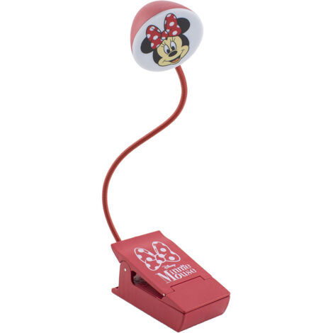 Paladone Luce da Lettura Portatile Minnie Mouse Nero PP10429MIN - per Letto e Viaggio