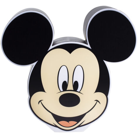 Paladone Luce Notturna Mickey Mouse Lampada da Scrivania Disney PP10057DSC Nero