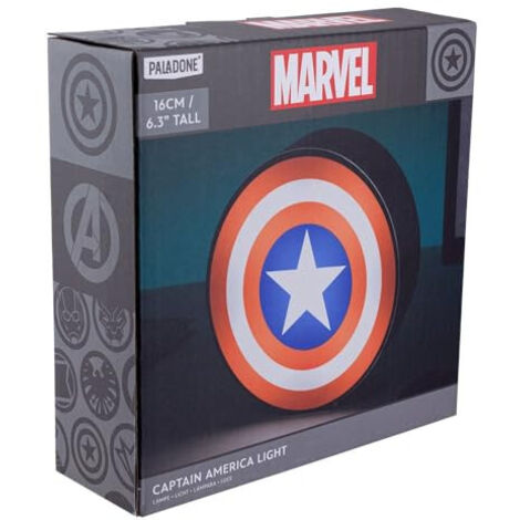 Paladone Marvel Captain America Luce A Forma Di Scatola 15Cm