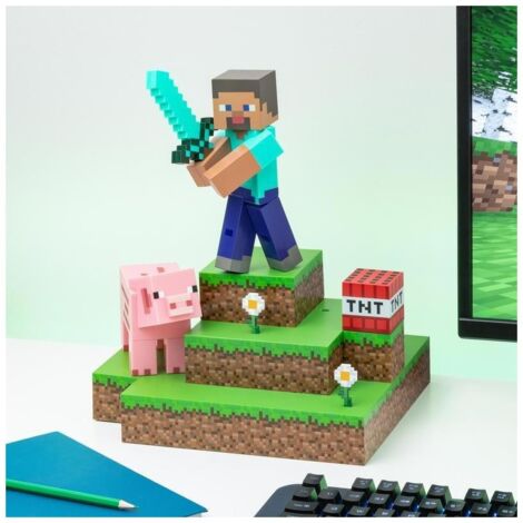 Paladone Minecraft Steve Diorama Light multicolore 30 cm