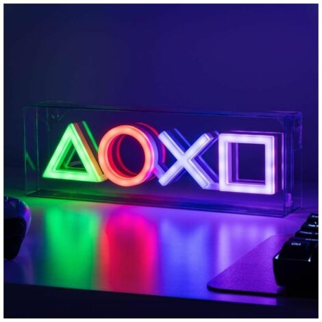 Paladone Playstation LED Neon Light Mensola a LED