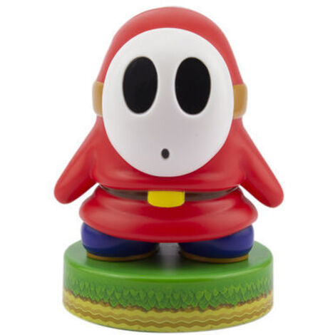 Paladone Super Mario Shy Guy 3D Icon BDP  Producto Oficial Coleccionable Nintendo  Idea de Regalo único  Luz Nocturna Brillante o lámpara de Escritorio  Funciona con Pilas 2 x AAA, Blanco