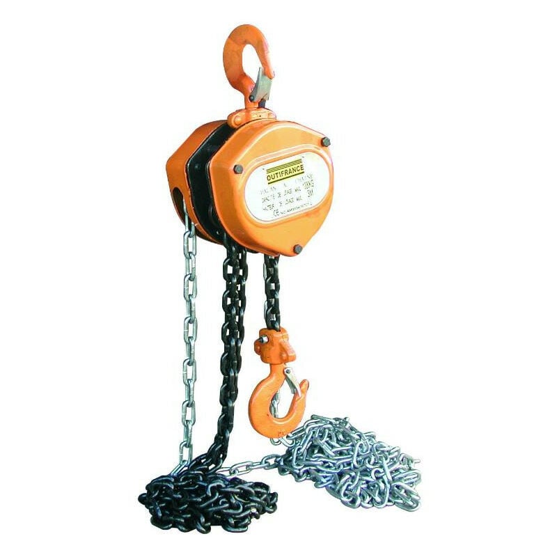 Outifrance - Palan à chaîne Capacité 2000 Kg - 1660110