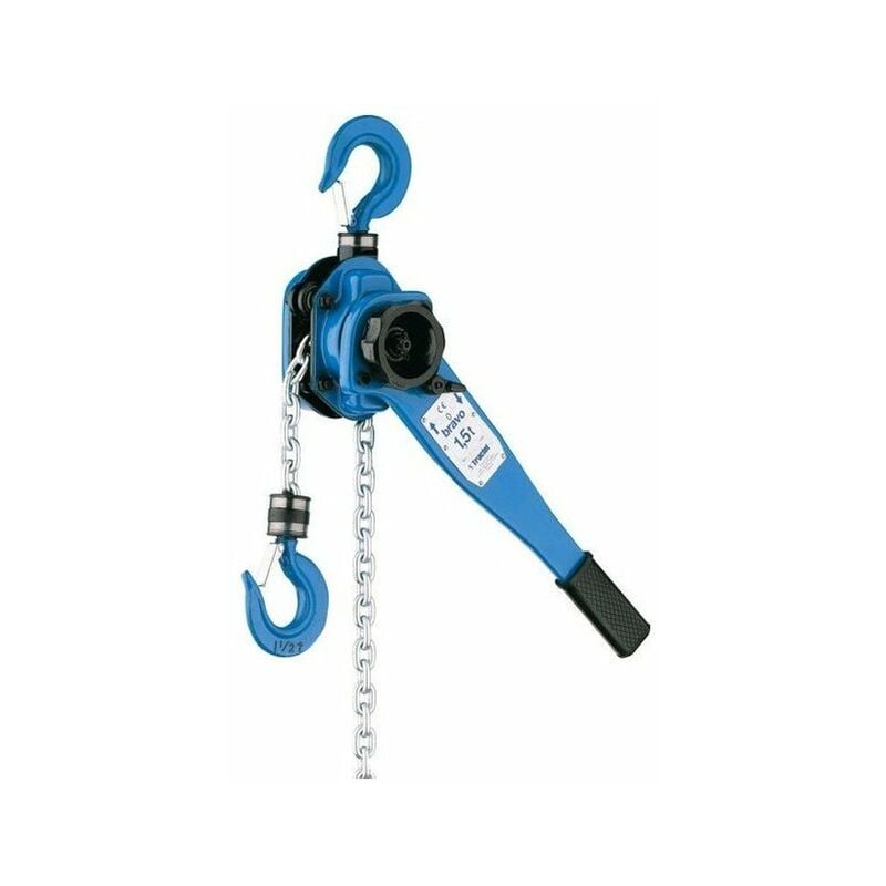Palan a levier a chaine bravo3t 1 brin 3 m