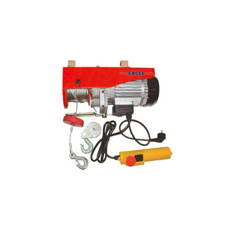 Palan électrique 300-600 kg 1050W Câble 18 m