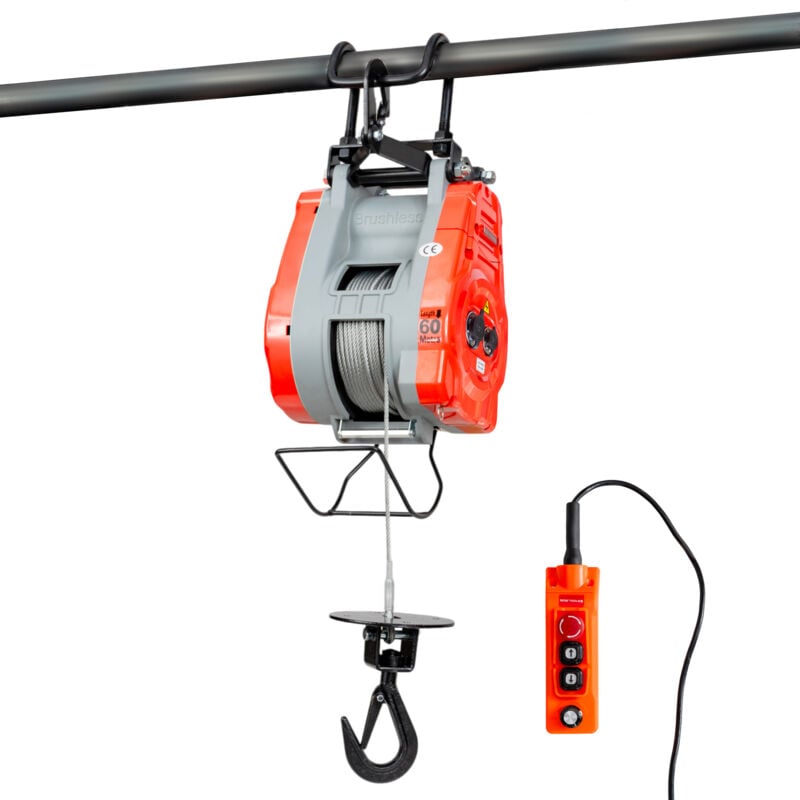 Mw Tools - Palan électrique à câble 490kg 30m 2,8 kW 230 v vitesse variable qualité industrielle 230V PHS49030