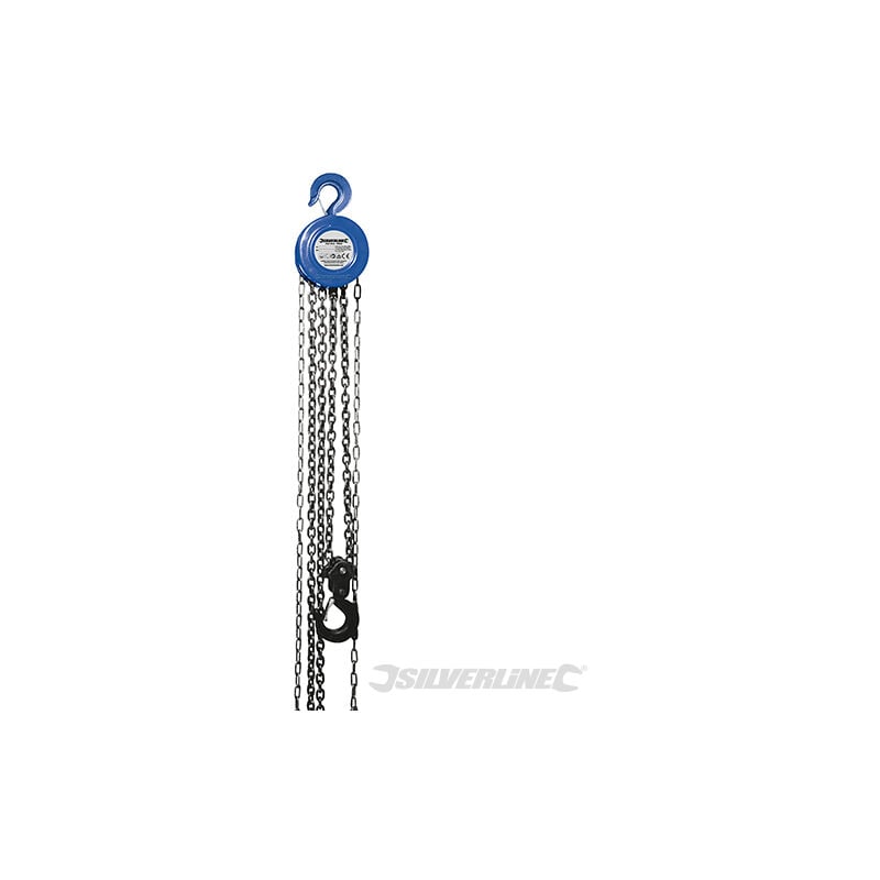 Silverline - 868692 Polipasto manual de cadena