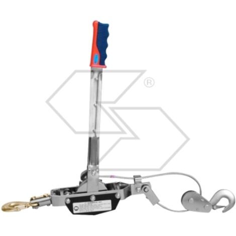 Palan tendeur poids de traction 1300 kg portée max. 2 m câble Ø 5 mm