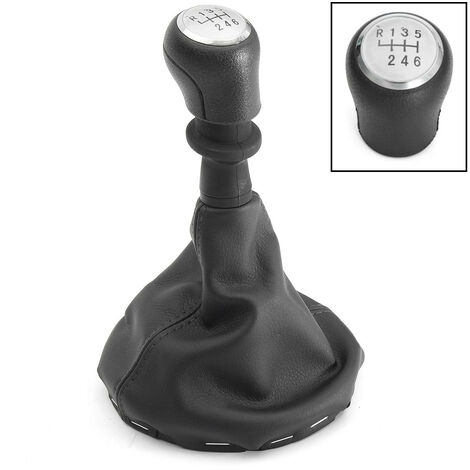 Palanca de 6 velocidades Caja de cambios Gaiter Knob Pr VW Transporter T5 T6 161412