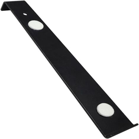 Palanca de acero negro de alta resistencia para montaje en suelo (apta para suelos de vinilo y madera, pequeña, duradera y fácil de usar).