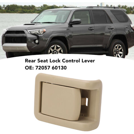Palanca de bloqueo del asiento trasero 72057 60130 en ABS - Compatible con Toyota 4Runner, Land Cruiser Prado, GX400, GX460 (2009-2019)