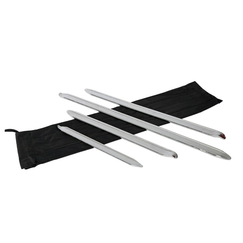 

Palancas 300-600 mm para el montaje y desmontaje de neumáticos, set de 4 unidades, de acero cromado