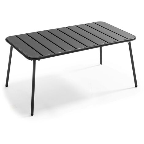 Table basse de jardin rectangulaire 90 x 50 cm