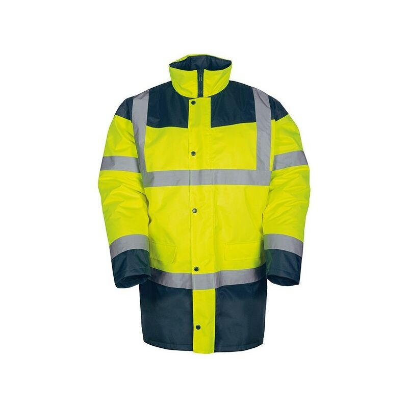 Singer Safety Palerme High Visibility Parka Größe S Farbe Gelb/marineblau - Palerme01