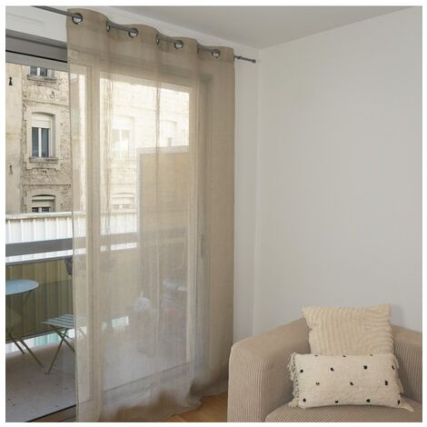 PALERME - Rideau en lin 140x240 cm Coloris - lin