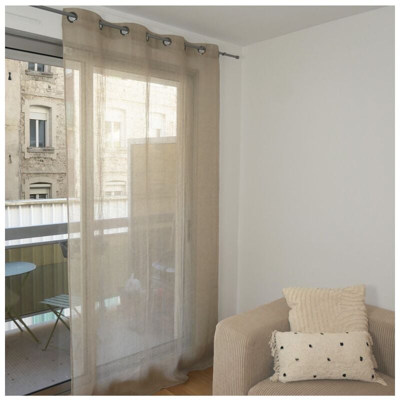 Palerme - Rideau en lin 140x240 cm Coloris - lin