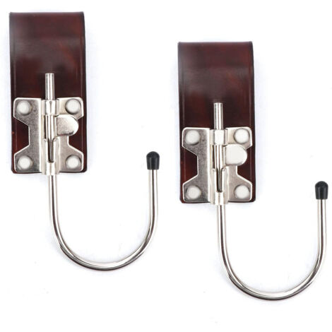 Paleta de cuero para herramientas manuales, funda para cinturón de electricista, cable colgante (2 piezas)