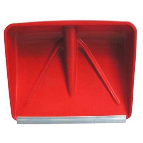 Paleta de nieve Abs 45 Roja Refuerzo de aluminio Stea