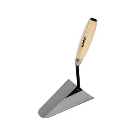 Paleta forjada modelo Catalana con mango de madera y 160 mm de longitud 09517020