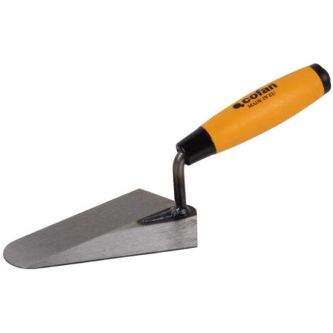 Paleta forjada modelo Madrid con mango de goma y varias medidas de longitud L-140 mm