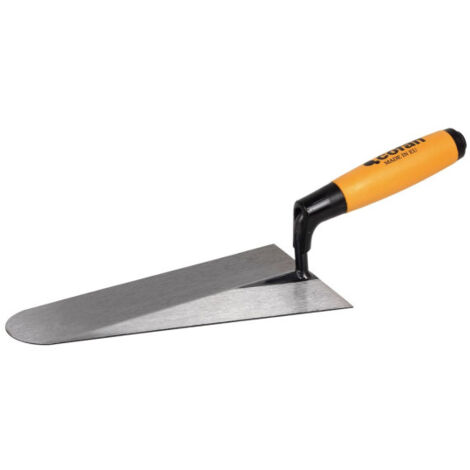 Paleta forjada modelo Portugal con mango de goma y varias medidas de longitud                                                     L-220 mm