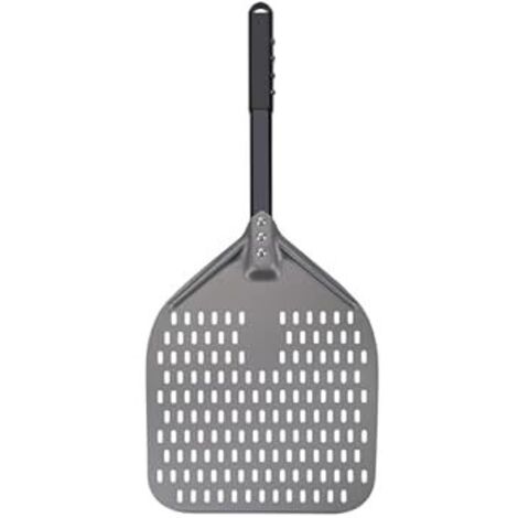 Paleta para Pizza de 30cm en Aluminio Anodizado, Perforada y Resistente al Calor para Hornear Pizzas Caseras y Pan