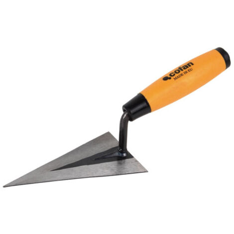 Paletín con punta aguda con mango de goma y 130 mm de longitud 09515205