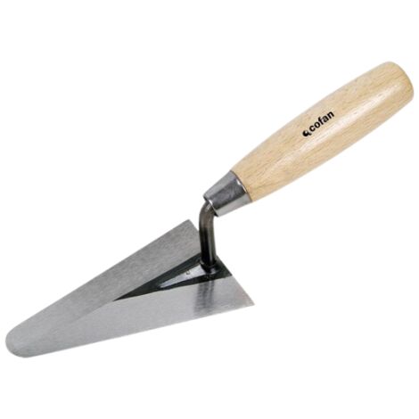 Paletín con punta redonda con mango de madera y 130 mm de longitud 09517016