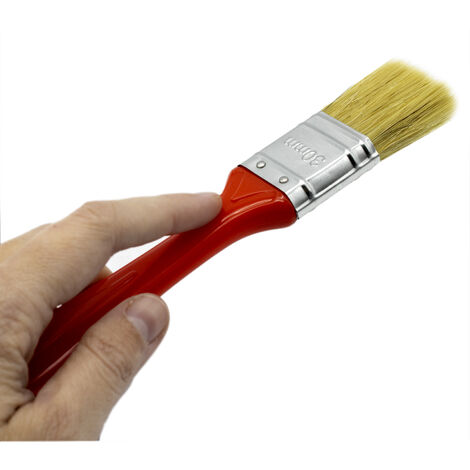 Paletina pintura doble cerda 30 mm Rojo