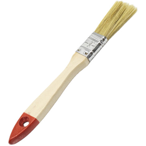 Paletina pintura doble cerda mango madera 18 mm