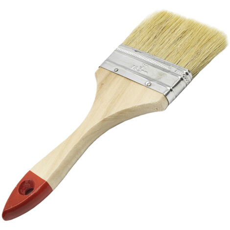 Paletina pintura doble cerda mango madera 75 mm