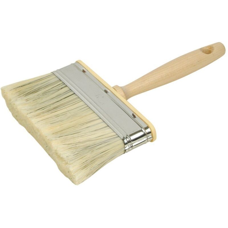 

Paletina Pintura 4' Mango Madera Canaria Barnizada Rulo Pluma
