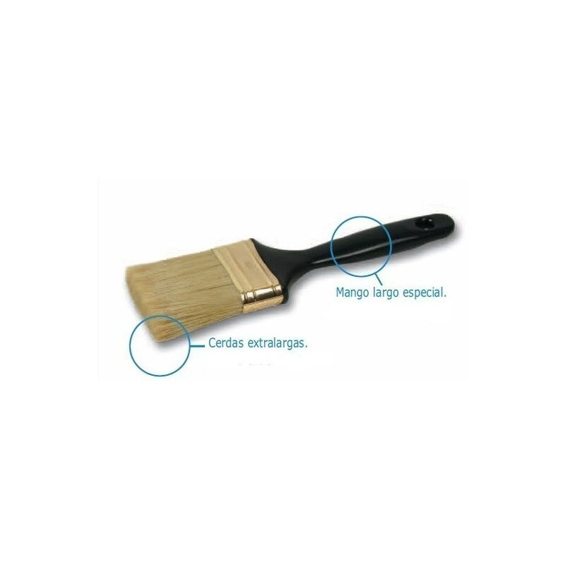 

Paletina Pintura Triple Mango Polipropileno Negro 40 Mm - Rulo Pluma